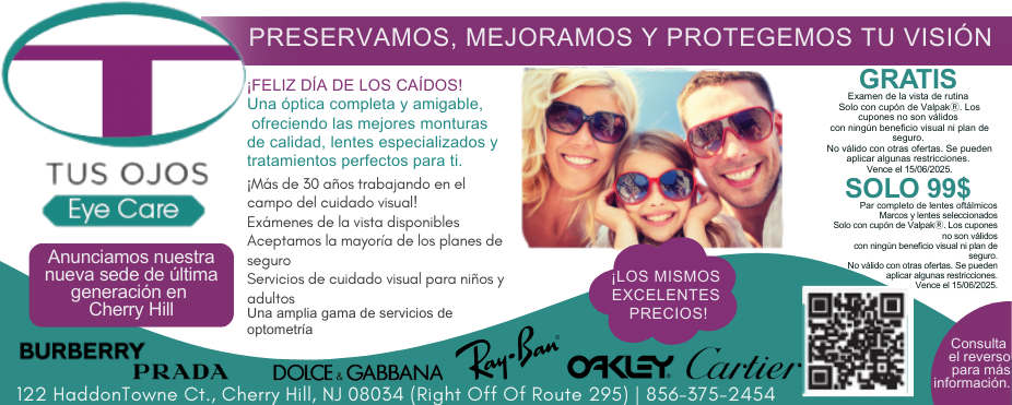 PROMO TUS OJOS MEMORIAL DAY